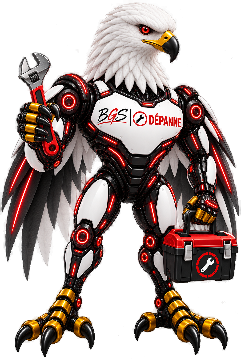 Mascotte BGS Dépanne