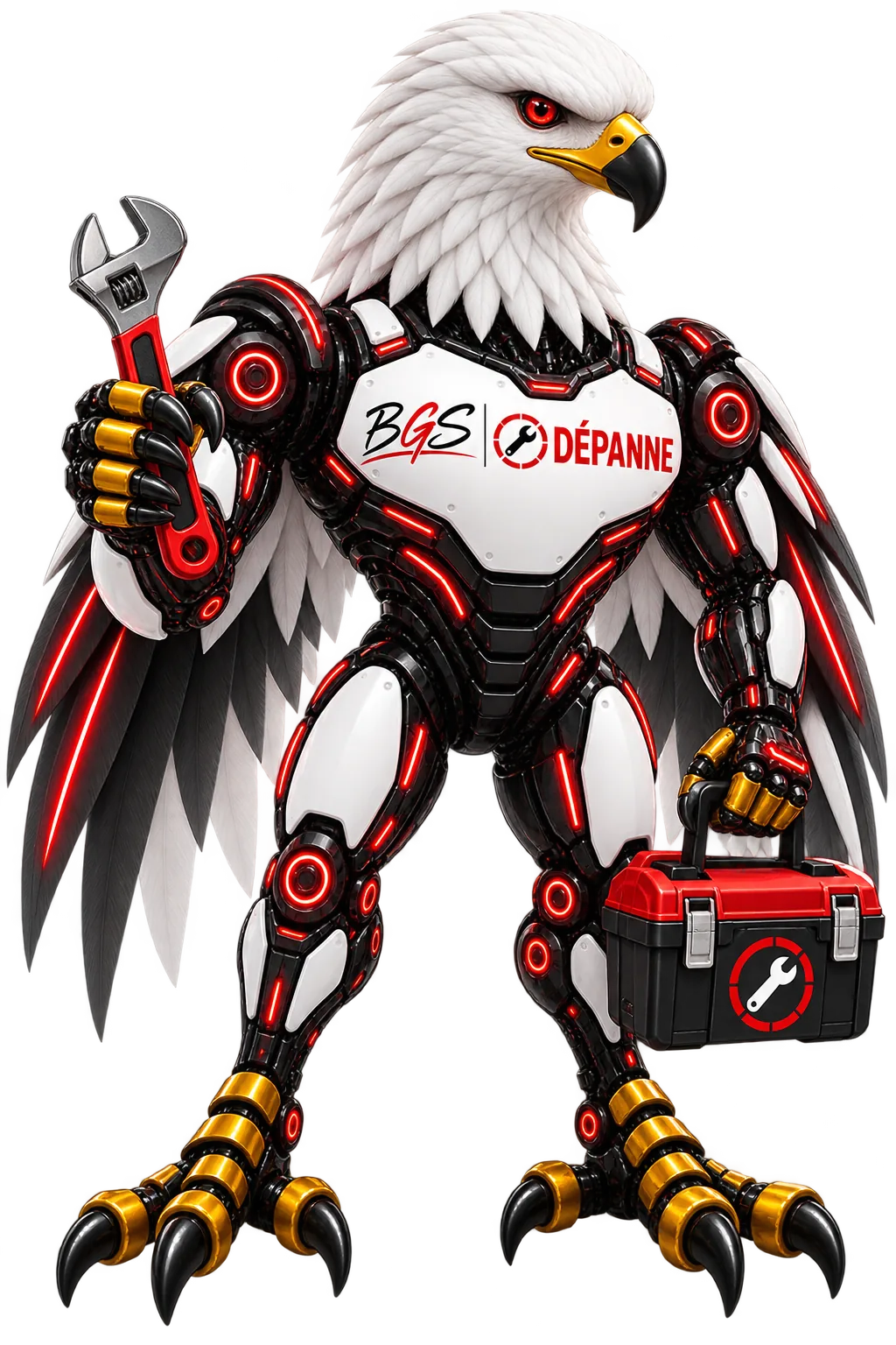 Mascotte BGS Dépanne