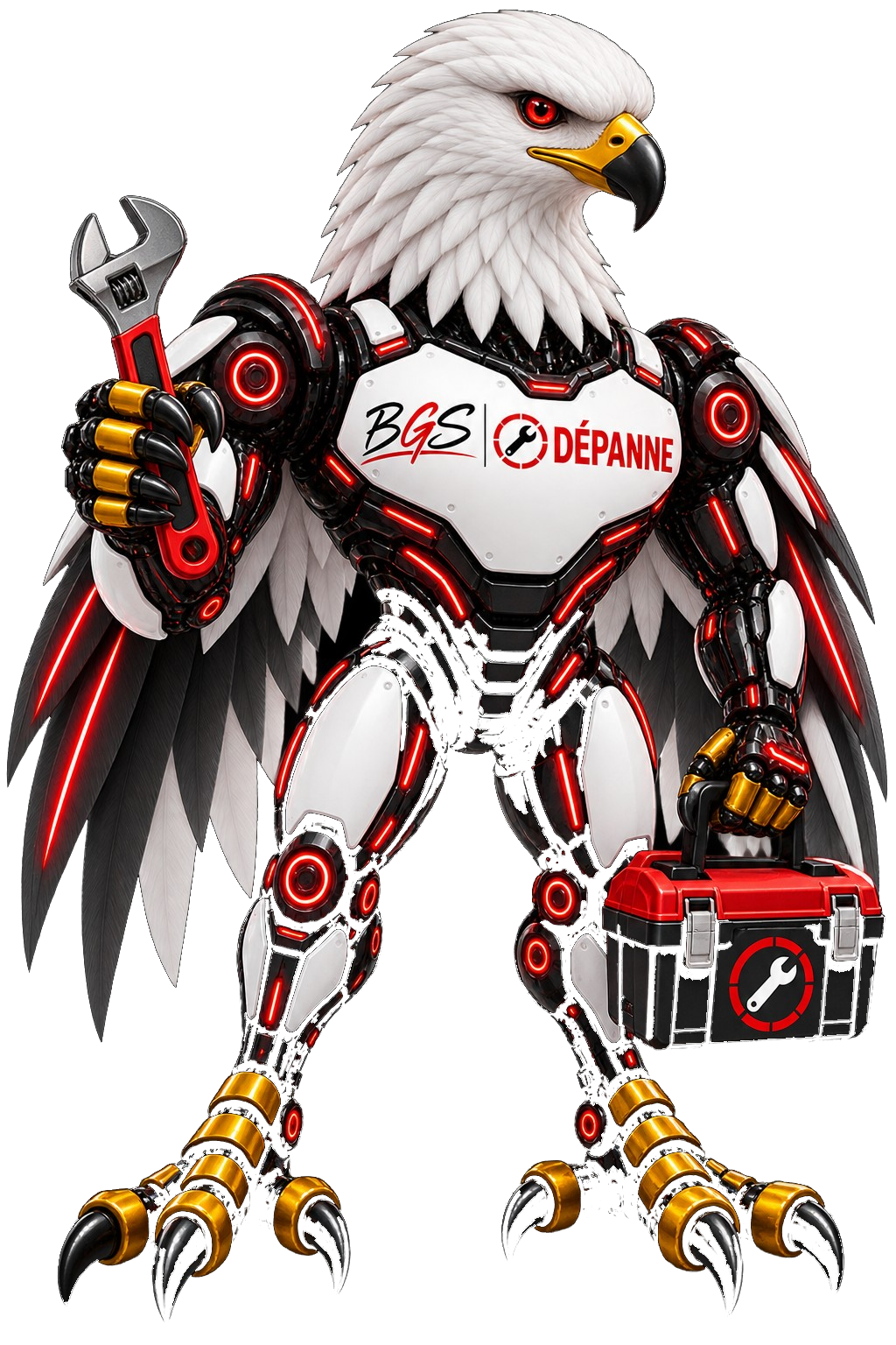 Mascotte BGS Dépanne